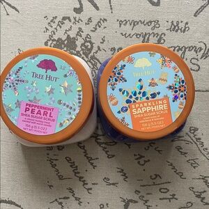Shea Sugar Scrub Duo - peppermint and sparkling sapphire new!